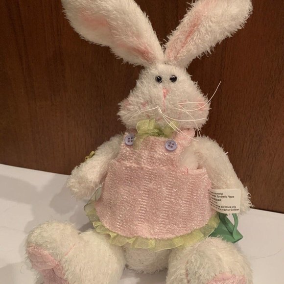 Other | Bunny Rabbit Pink Dress Bendable Ears Easter Decor | Poshmark